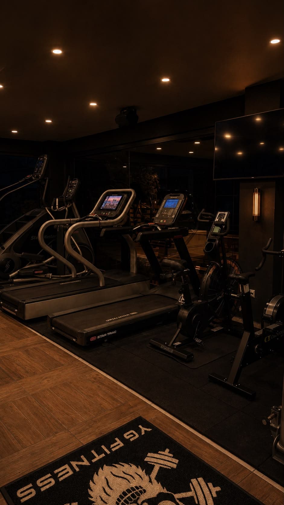 YG Fitness Academy cardio ekipmanları