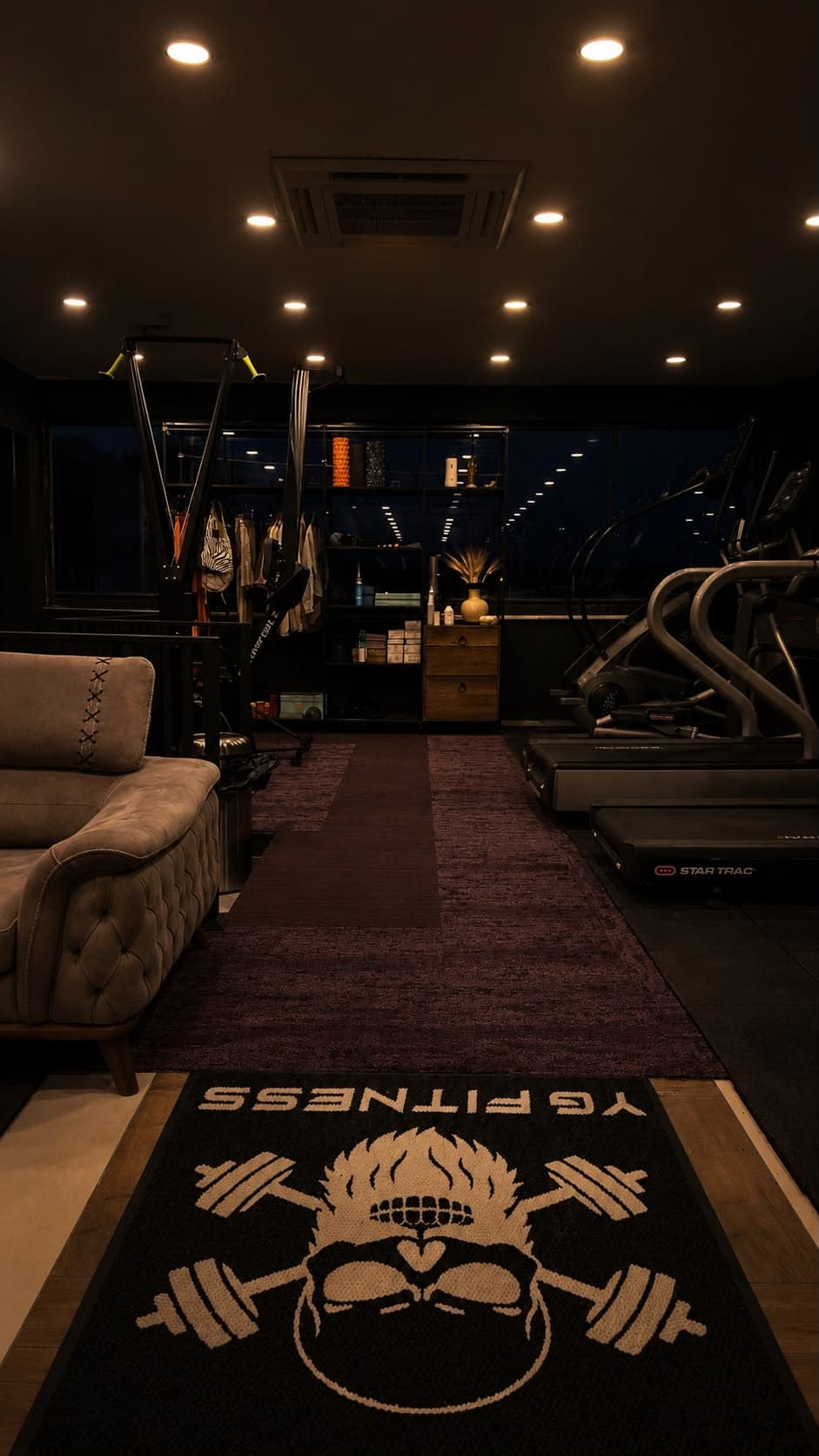 YG Fitness Academy ana iç mekan alanı